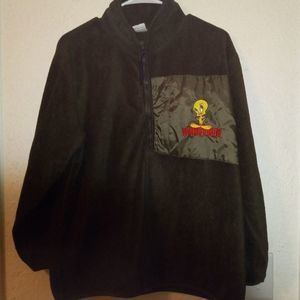 Vintage 2001 Tweety/Looney Tunes Pull Over/Light Weight Jacket